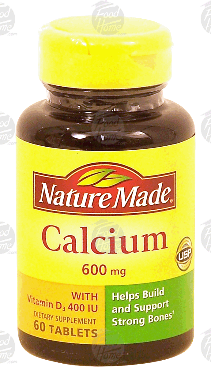 Nature Made  600 mg calcium supplement tablets with vitamin d Full-Size Picture